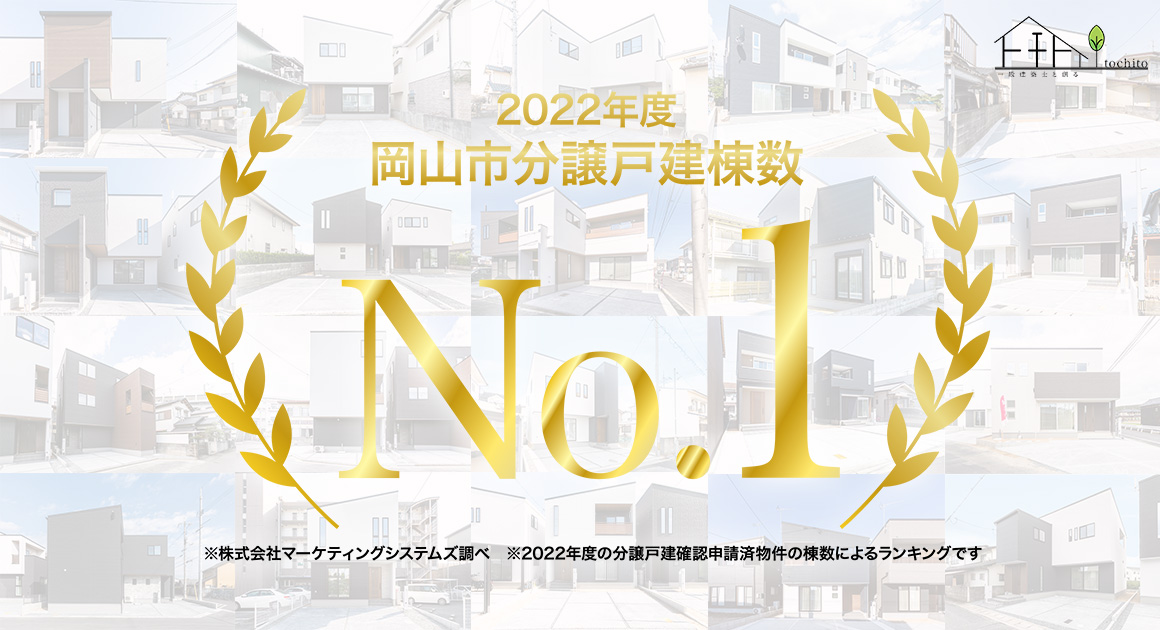 【2022年度】分譲住宅棟数№1